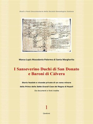 cover image of I Sanseverino Duchi di San Donato e Baroni di Càlvera